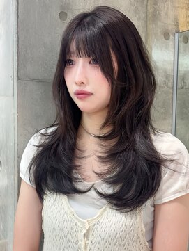 ロンドメリア 天神大名店(Lond Melia) レイヤーカット小顔に見せるヘア/韓国ヘア/髪質改善/福岡/天神