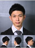 ビジネスショート/メンズ面接ヘアー/厚木バーバー