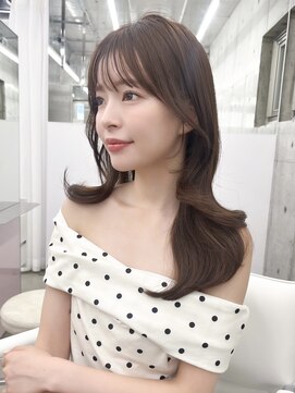 アリュウル 表参道 青山(Allure) レイヤーカット×くびれヘア＊ショコラブラウン/顔周りカット