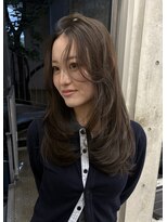 キーチェ 梅田中崎町(keych)&nbsp;レイヤーカット/透明感カラー/ミディアム/大阪梅田/中崎町