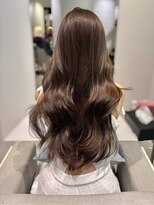 ステア ケース(stair case)&nbsp;韓国ブラウンカラーレイヤーカット前髪カットトリートメント