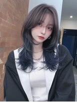 サロンドアイ(salon de i)&nbsp;ブルーブラックロング × ブルーブラック