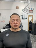 カットモデル　マンバン×スキンフェード