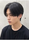 【押川】　センターパート×曲がる縮毛矯正