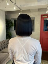 エイム ヘア リアム 調布店(eim hair liam)&nbsp;大人ガーリー/丸みボブ/美髪ストレート/小顔カット/サラサラヘア
