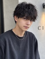 シエル 野江店(CIEL) メンズマッシュ/ツイストパーマ/黒髪ヘア