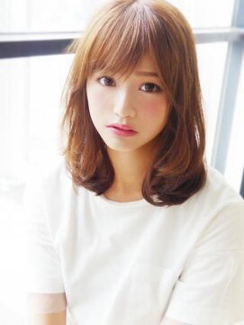 ヘア ジュレ ドゥ(hair jurer deux) 【ヘアジュレドゥ 花井】 ナチュラル可愛い~ふわミディロブ☆