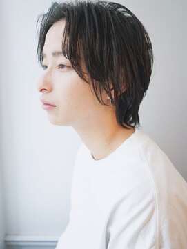 キャンバス バイ ネオリーブ 横浜西口(Canvas by neo.) 韓国風センター分けウルフスタイル【横浜】