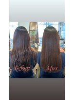 ニッシュ 吉祥寺(NiCHE) 弱酸性縮毛矯正エアーストレート×PiM濃密ヘアエステ