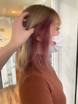 シエル ヘアーメイクアップ(CieL hair make up) ハイトーン×イヤリングカラー