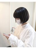 CAF FUKO ブルーブラック/黒髪ボブ/似合わせカット/大阪/心斎橋