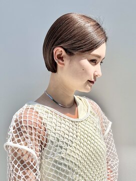 ドットハリス(.Hallis) 前下がりボブ/小顔レイヤー/前髪あり/20代30代40代