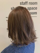 ヘアブランコブランコ 横浜(hair blanco_blanco)&nbsp;似合わせカット/くびれヘア/デザインカラー/艶ボルドー[横浜駅]