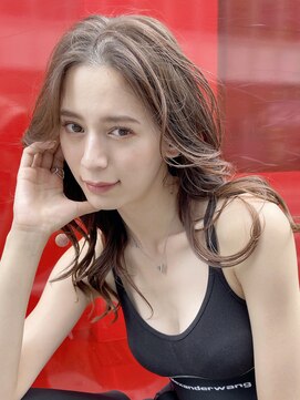 アルバム 池袋(ALBUM) ブラウンロング_チェリーブラウンフェミニンロング_59345