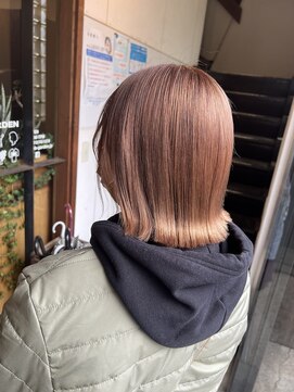 へアサロンアンドカフェガーデン(hair salon&cafe GARDEN) ダブルカラー/ケアブリーチ/ピンクベージュ