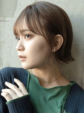 ピズム(PISM) ショコラアッシュ/外ハネヘア/ワンレンボブ/カールヘア