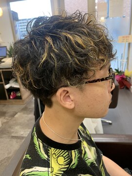 ヘアーズ ルポ(Hair's Repos) ハイライトスパイラルパーマ