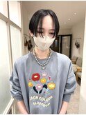 黒髪ハンサムショート