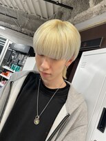 リミットバイアフィナー 大宮店(limit by Afinar) メンズブリーチ抜きっぱなしブロンドヘア ケアブリーチ