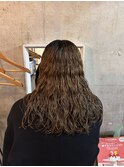 ブリーチ履歴ありロングパーマ