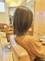 スニップ(Snip) 10代20代大人可愛い韓国風くびれレイヤーボブシースルーバング