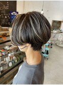 グレージュハイライト