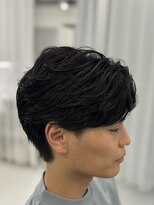 バース 梅田中崎町店(BIRTH)&nbsp;ニュアンスパーマセンターパート韓国ワンカールパーマメンズ