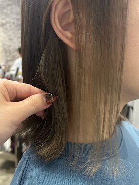 クロト(Clotho) イヤリングカラー/インナーカラーダブルカラーブリーチ白髪染め