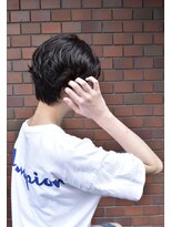 ウィローズ(WILLOW'S)&nbsp;大人可愛い20代30代40代黒髪前下がりショートボブ丸みショート◎