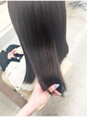 艶髪×透明感カラーくすみグレージュ
