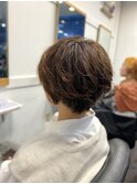 ショート×パーマ