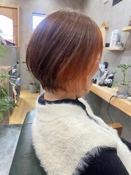 ウル(ulu.) 脱白髪染めインナーオレンジ