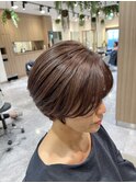 チャコールブラウンショート＠20代30代40代50代