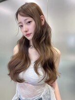 リリー(Lilley)&nbsp;マロンベージュ×小顔レイヤー×韓国風巻き×髪質改善