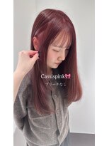 ハピネス 梅田茶屋町店(HAPPINESS) ブリーチなしダブルカラーチェリーレッド