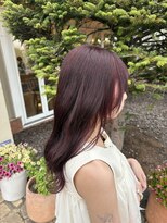 ヘアルーム フラット(HAIR ROOM flat)&nbsp;red color【小川莉奈】
