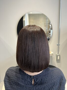 リペア(Repair) 【髪質改善/安佐南区/カラー】つやつやブラウンボブ