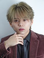 オーシャントーキョー 渋谷(OCEAN TOKYO) マッシュセンターパートフェザーパーマ刈り上げツーブロック