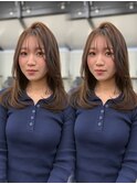 ブリーチなしダブルカラーで作るオリーブベージュ!