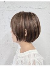 オウンバイジゼル(own by GiseL) 前下がりショートボブ×上品な丸みシルエット