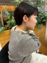 オーシャン(Ocean)&nbsp;マッシュボブ 前髪カット ブラウンカラー 艶髪 20代 アッシュ