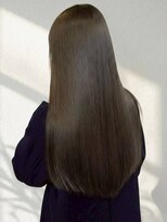 ミロアヴィタ 平尾(miroa vita)&nbsp;オリーブアッシュ 髪質改善ストレート 美髪 透明感カラー