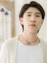 モッズヘアメン 札幌月寒店(mod's hair men)&nbsp;ナチュラルダークブラウンツーブロックショートウルフq札幌月寒
