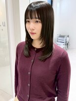 リル 四条河原町(LiLu)&nbsp;ミディアムレイヤーくびれレイヤー外ハネミディアム小顔レイヤー
