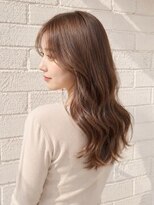ハイファイブ ヘアーアンドフェイス(Hi FIVE hair&face) 透明感ショコラベージュ小顔レイヤーミディゆるふわ巻き巻き髪