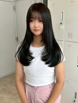 トレヘアー 京都 烏丸(tRe hair)&nbsp;レイヤーカット　ハイライト　インナーカラー　イルミナ　韓国