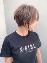 ジアン バイ ミルボン NU茶屋町+(GIEN by milbon)&nbsp;透け感ショートボブ@gien_taku