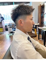 アイリーヘアデザイン(IRIE HAIR DESIGN) 【IRIE HAIR赤坂】フェードカット×ツーブロック×束感ショート