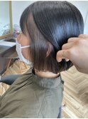 ミニボブ×インナーカラー