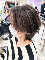 ラッキーヘア 加古川(Lucky Hair)&nbsp;ハイライトカラー×大人レイヤーウルフ【シン】